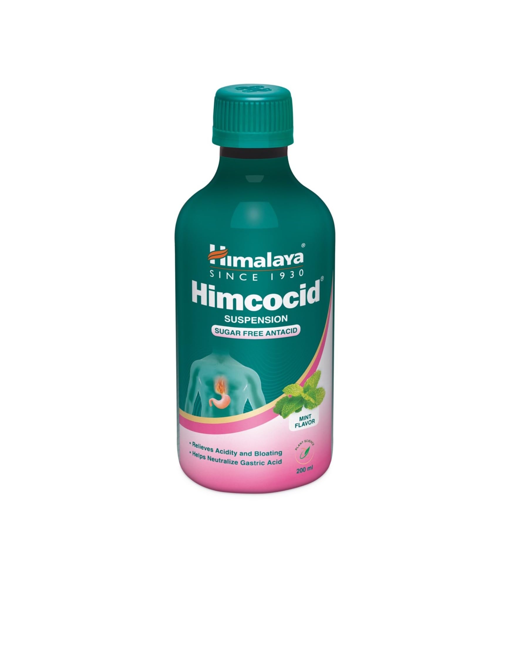 Himcocid Sugar-Free Antacid Suspension (Mint Flavor) 200 ml