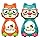 SHAKTISM Press and Go Owl Car Toys for Boys and Girls- Random Colour 1 pc