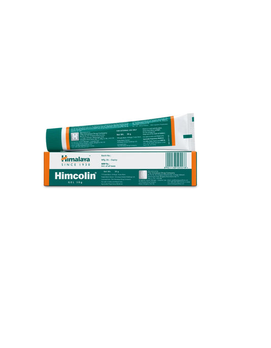 Himalaya Himcolin Gel (30g) Herbal Massage Gel with Jyotishmati & Musk Mallow