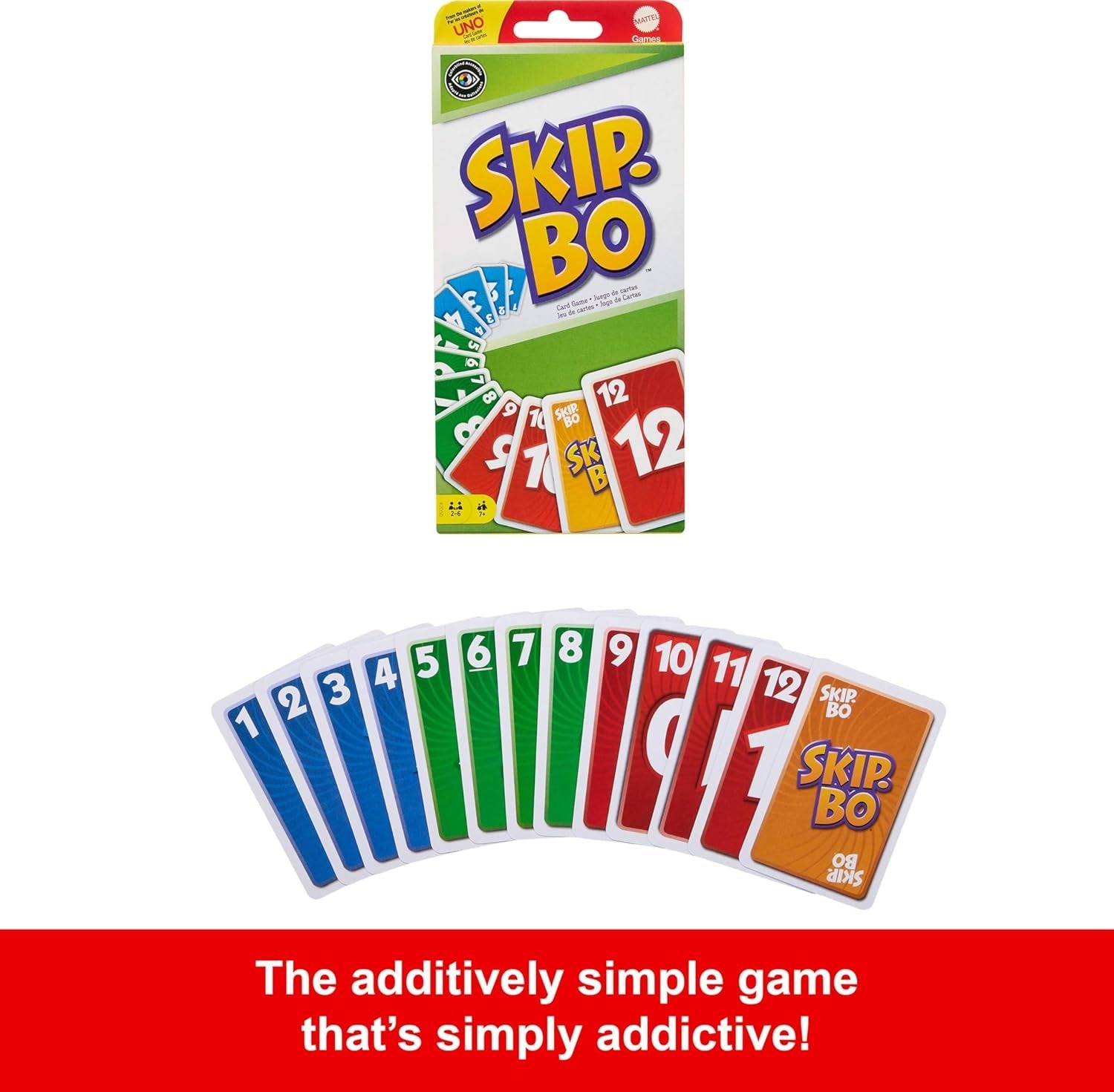 Mattel Skip-Bo Card Game for Kid