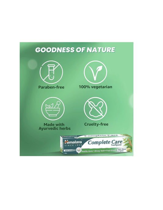 Himalaya Complete Care Herbal Toothpaste (80g) – Advanced Plaque Removal & Gum Protection