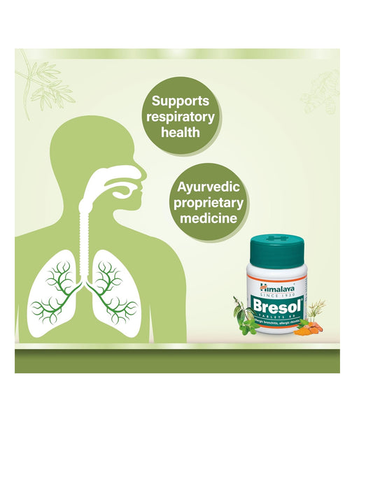 Himalaya Bresol Tablets (60 Count)