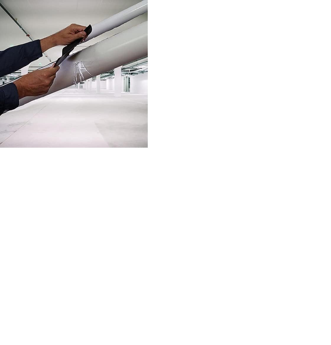 Flex Tape Strong Rubberized Waterproof Tape, Marine, 4 inches x 5 feet, Black