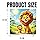 Single Layered Wooden Jigsaw Puzzle Games for Children & Kids -9 Pieces Age 2 3 4 5 6 Year Old Years Old Girls & Boys Animals Jigsaw Puzzle