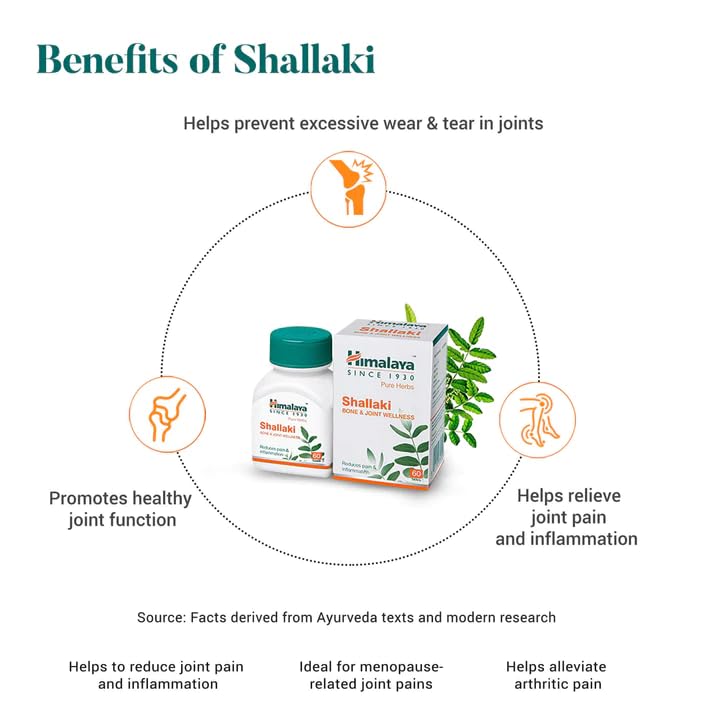 Himalaya Herbals Shallaki - Pack of 1 - 60 tabs