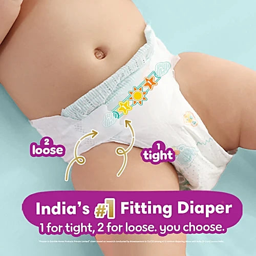 Pampers Active Baby Diapers - Small, 3-8 kg, 66 pcs