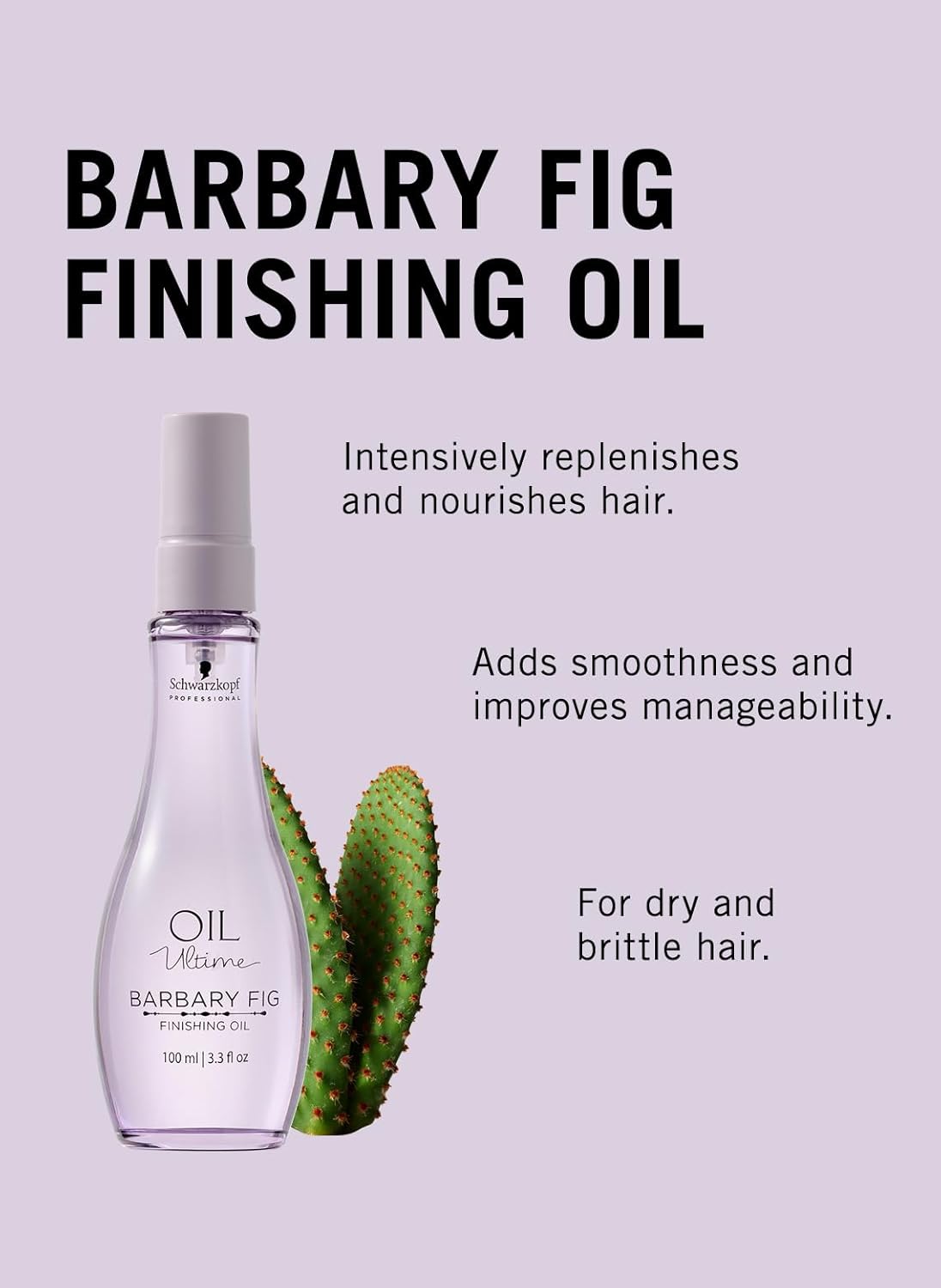 Schwarzkopf Professional Oil Ultime Barbary Fig Finishing Oil | For Medium to Coarse Hair | 100ml