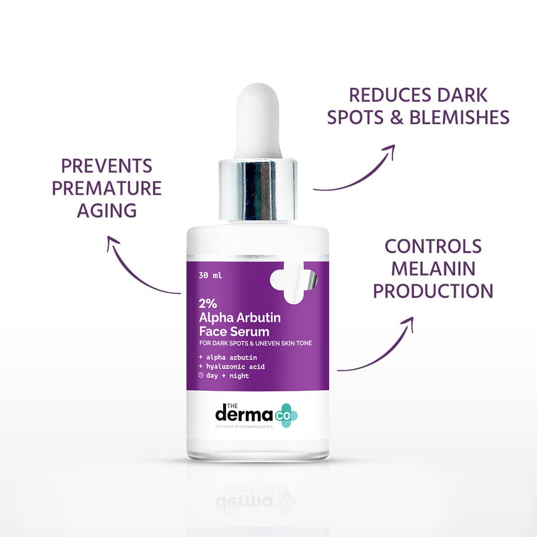 The Derma Co 2% Alpha Arbutin Face Serum - 30ml
