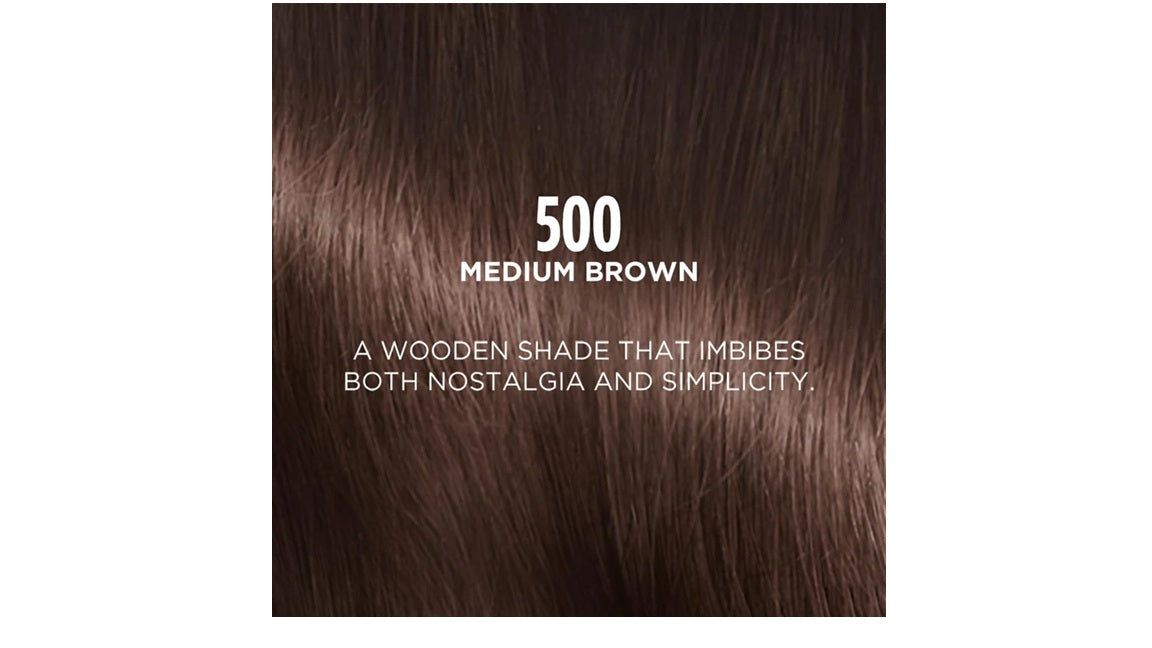 LOreal Paris Casting Creme Gloss Conditioning Hair Color - Medium Brown 500 - 87.5 gm + 72ml