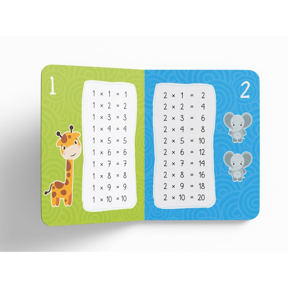 My First Padded Board Book of Times Table – Multiplication Tables from 1 to 20: Brightly Illustrated Math Learning Book for Kids | Hardcover