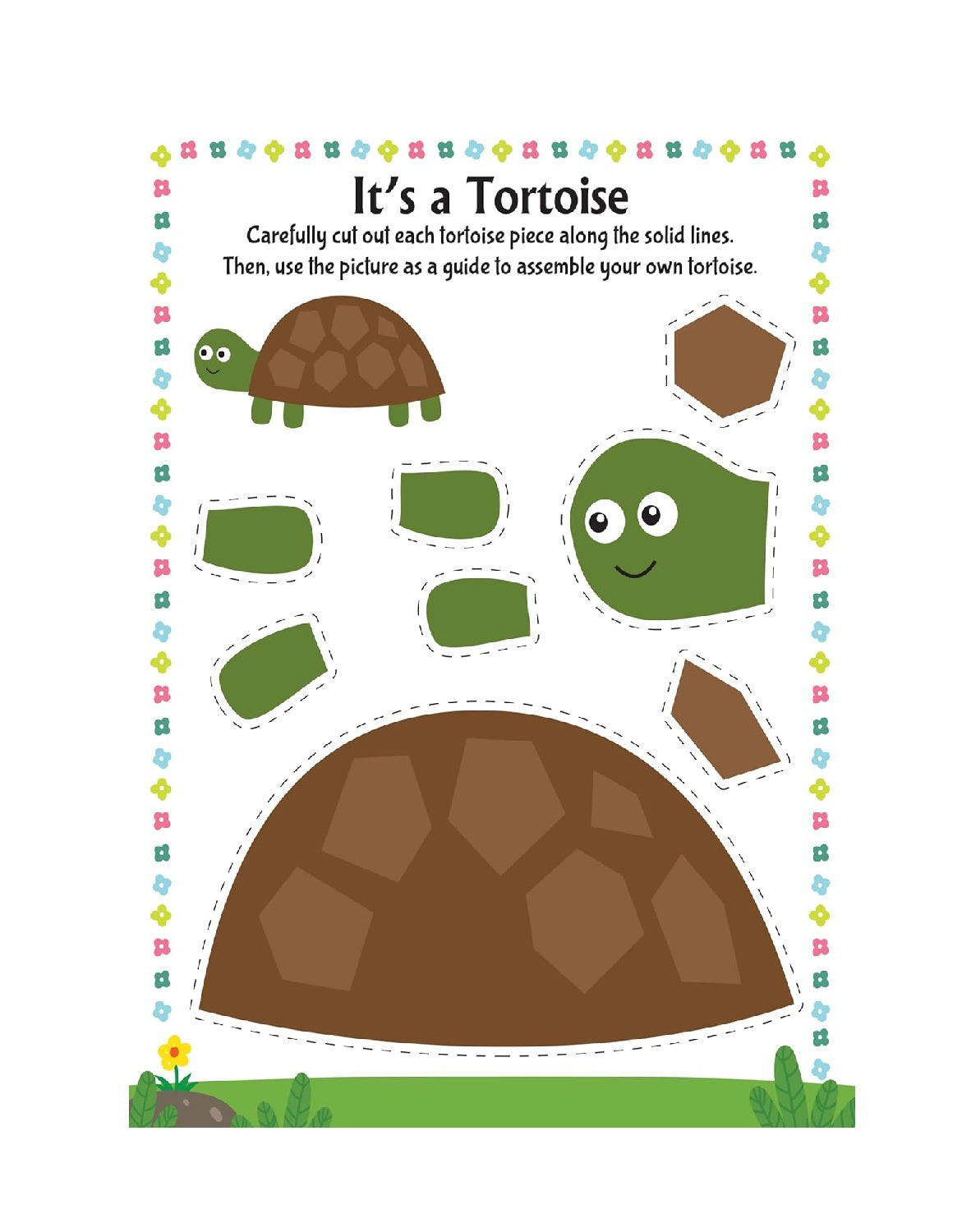 Animal Friends Scissors Skills Activity Book for Kids