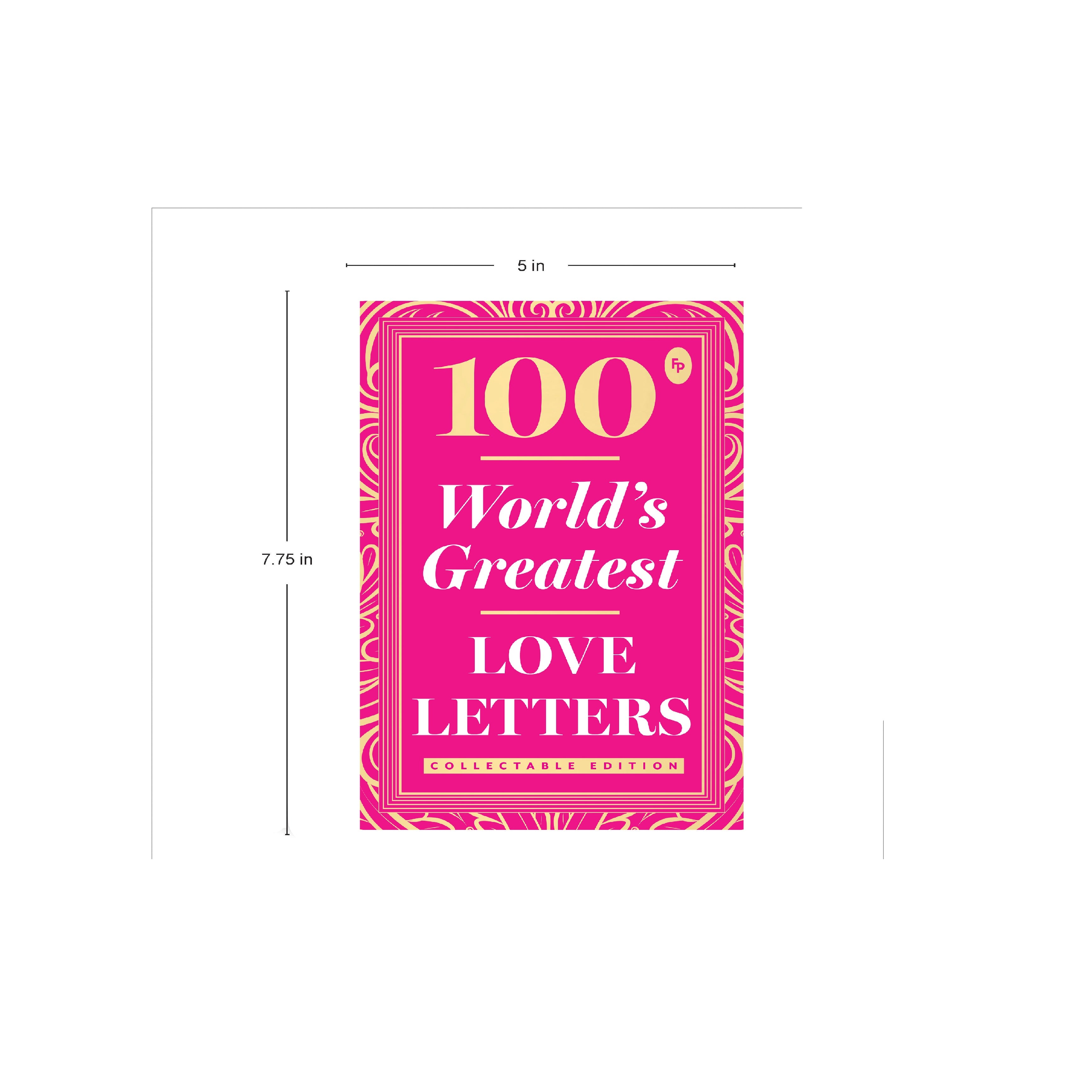 100 World’s Greatest Love Letters: Collectable Edition | Paperback Book