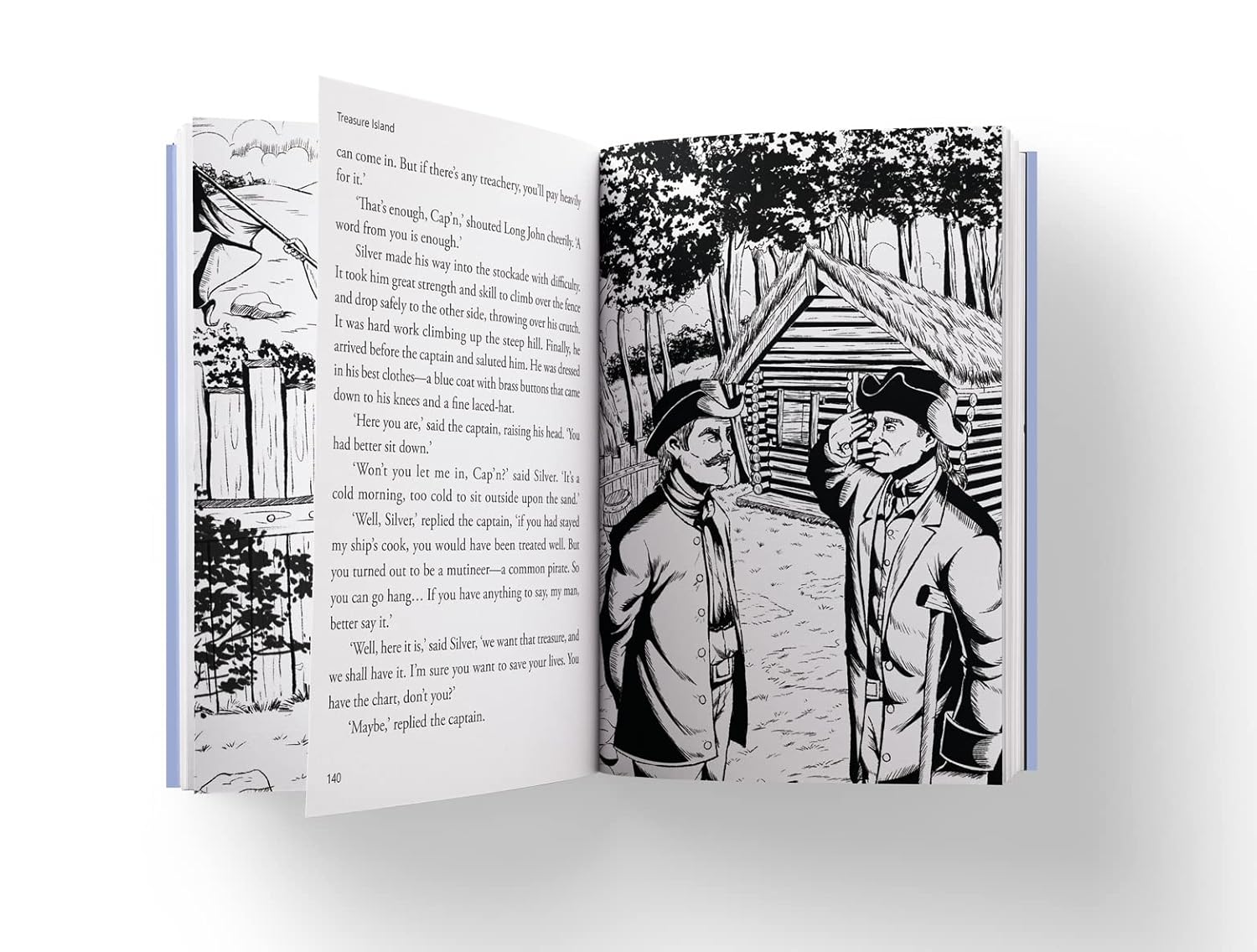 Treasure Island : llustrated Abridged Children Classic English Novel Book