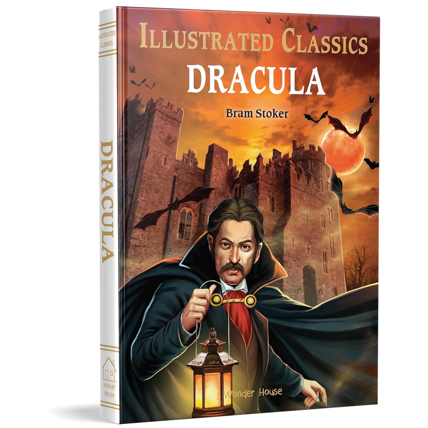 Dracula : llustrated Abridged Children Classic English Novel with Review Questions (Hardback)  Book