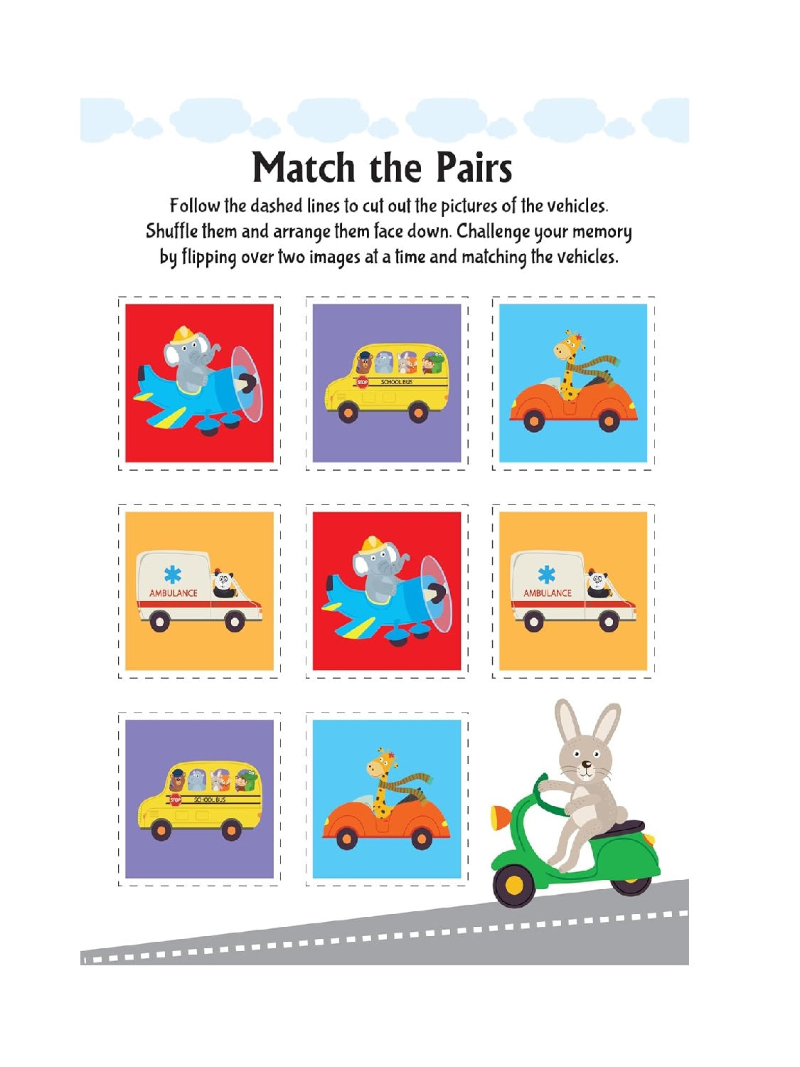Ultimate Vehicles Scissors Skills Activity Book for Kids
