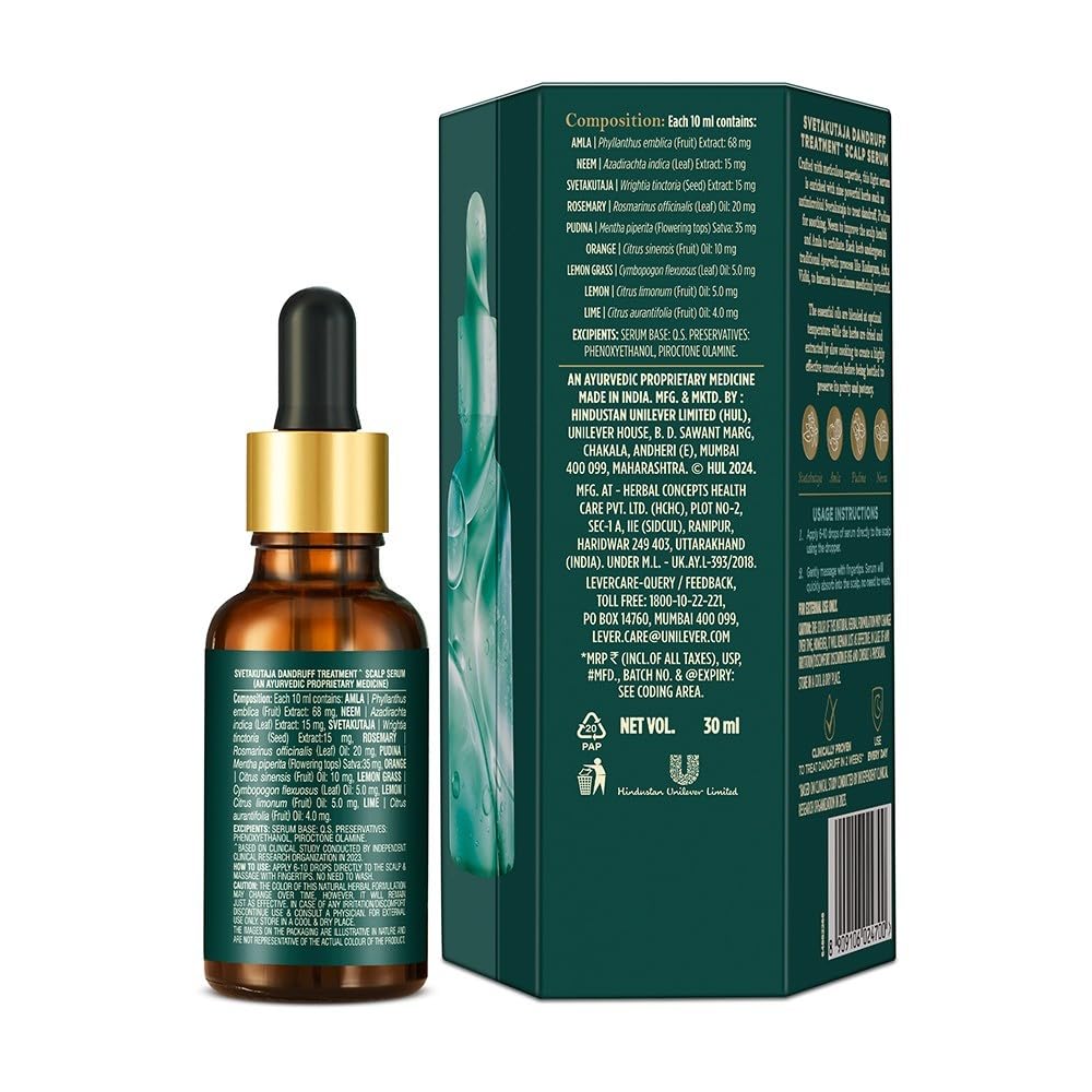 Indulekha Svetakutuja Dandruff Treatment Scalp Serum 30ml