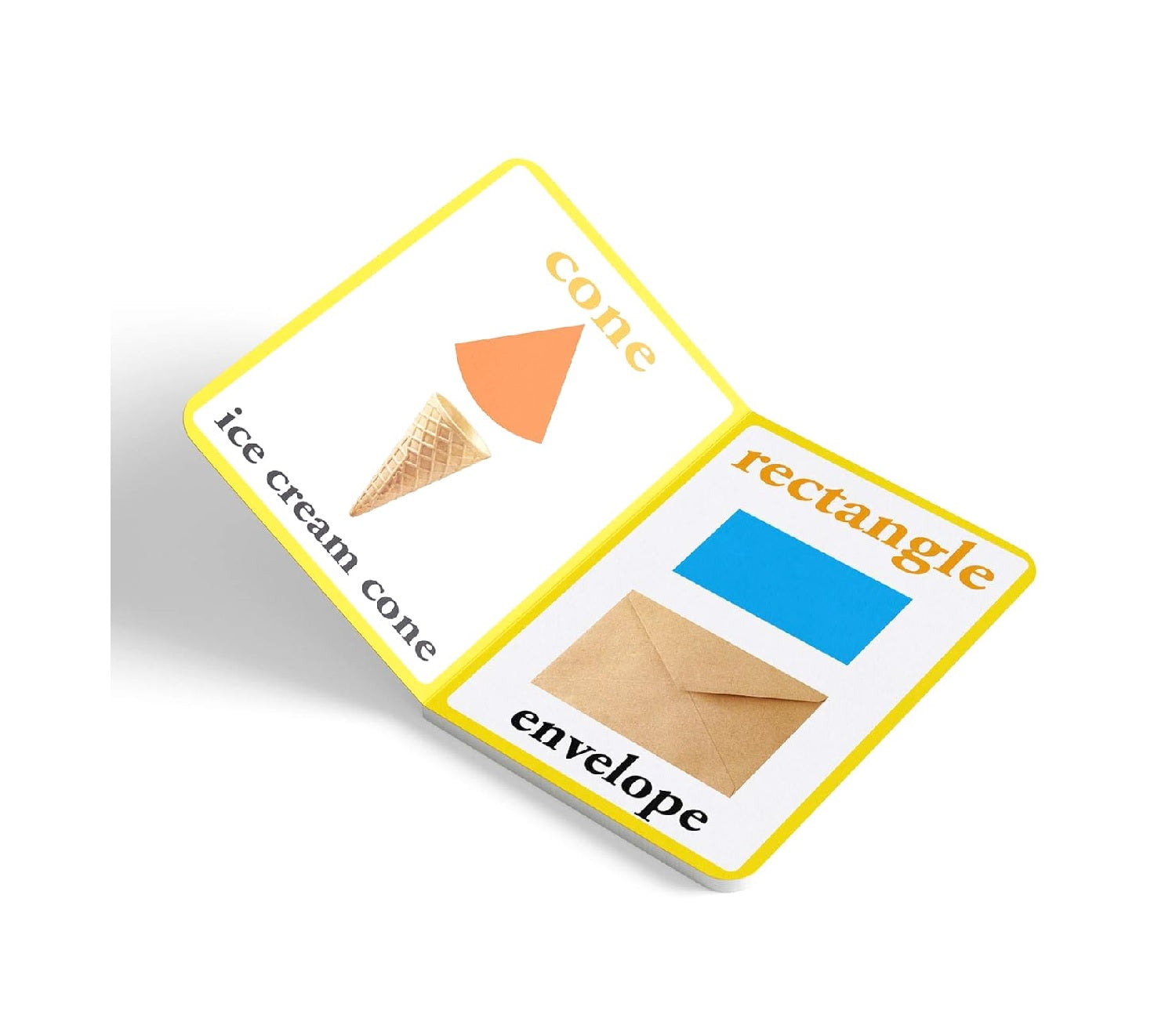 Shapes – Early Learning Board Book with Large Font: Brightly Illustrated Shape Recognition Book for Kids |  Board book