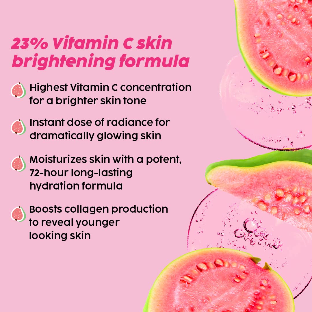 PLIX - THE PLANT FIX 23% Vitamin C Guava Face Serum for Skin Brightening, Clear, Glowing & even toned complexion, 20ml