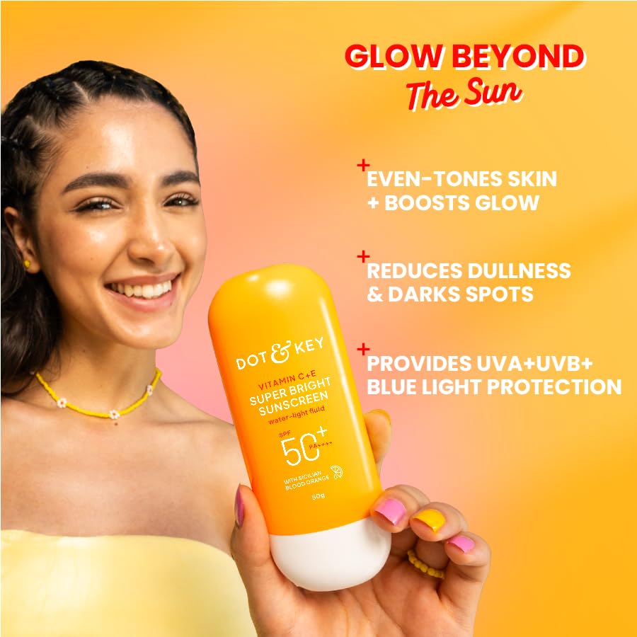Dot & Key Vitamin C + E Super Bright Sunscreen Spf 50 - 50 gm