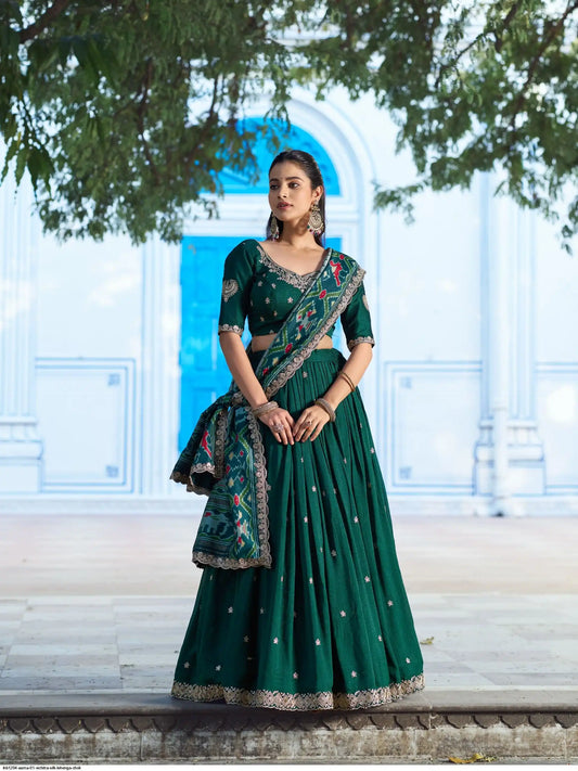LNB1204 AARNA 01 VICHITRA SILK LEHENGA CHOLI