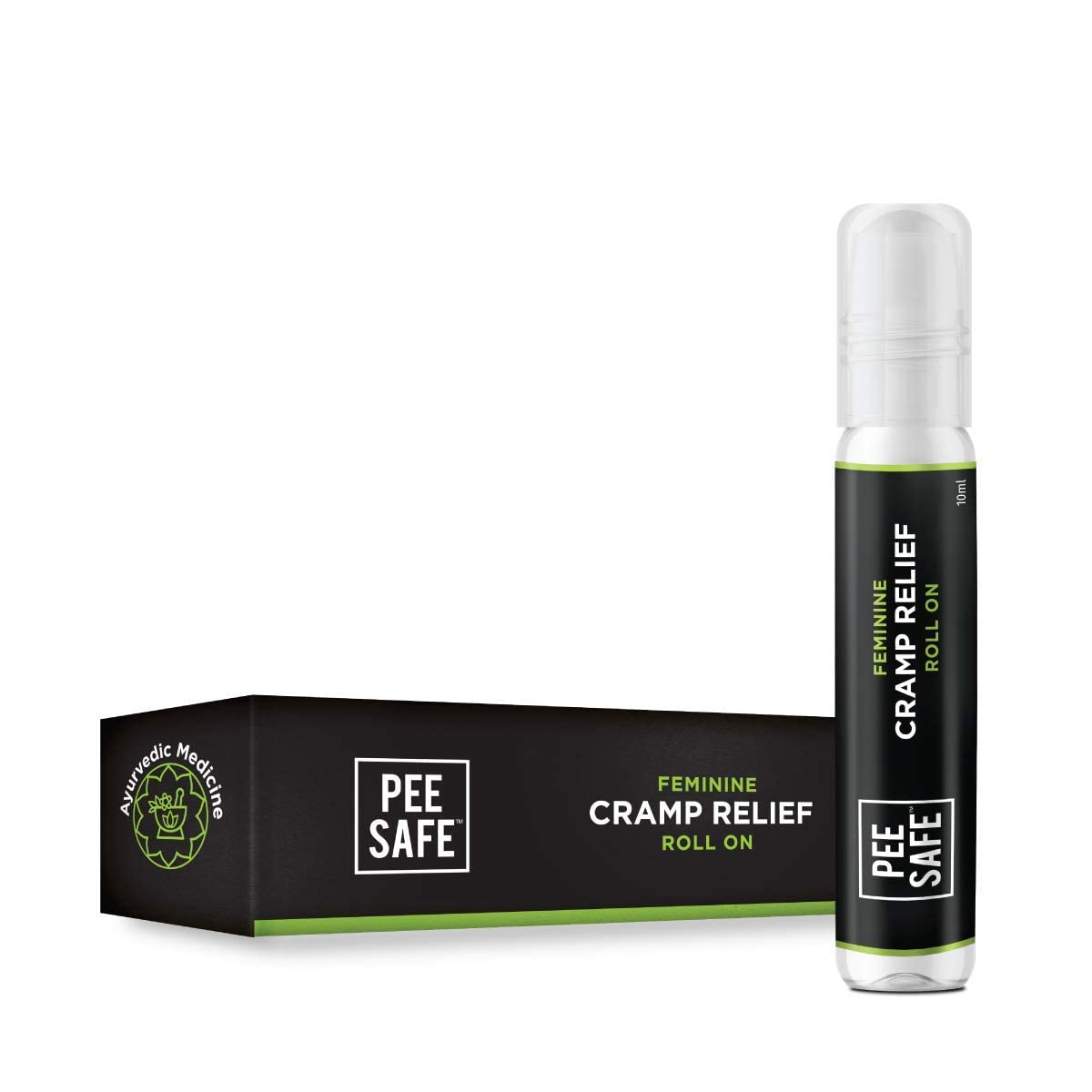 Pee Safe Feminine Cramp Relief Roll On (10 ml) For Pain Relief, Menstrual Pain, Menstrual Cramps