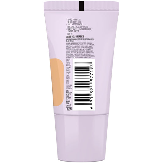 Maybelline New York Super Stay Lumi-Matte Foundation- 220, 30H Wear, Lightweight, Suitable for all Skin Types, Soft Glow, Buildable Coverage, 18ml