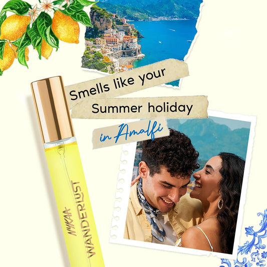 Nykaa Wanderlust Summer in Amalfi Eau De Parfum I Travel size, mini Perfume for Women – 16 ml I Mandarin and Basil Perfume |