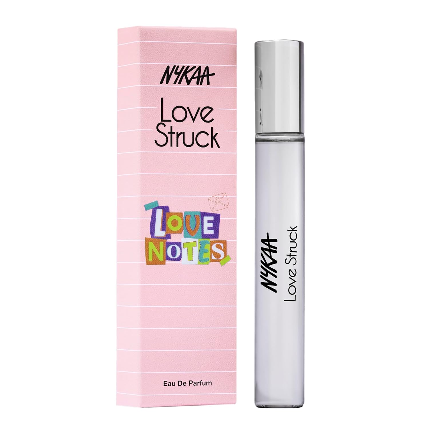 Nykaa Love Struck Love Notes EDP 16ml | Floral Perfume for Women | Rose, Vanilla Romantic Fragrance | Long-Lasting Scent for Daily Wear | Best Soft Feminine Perfume | Travel Size