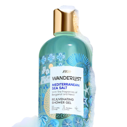 Nykaa Wanderlust Mediterranean Sea Salt Shower Gel, 300 ml|