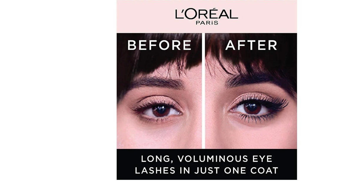 LOreal Paris Voluminous Lash Paradise Mascara 204 Blackest Black 7.6ml