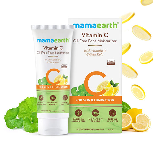 Mamaearth Vitamin C Oil-Free Face Moisturizer For Skin Illumination - 80 ml