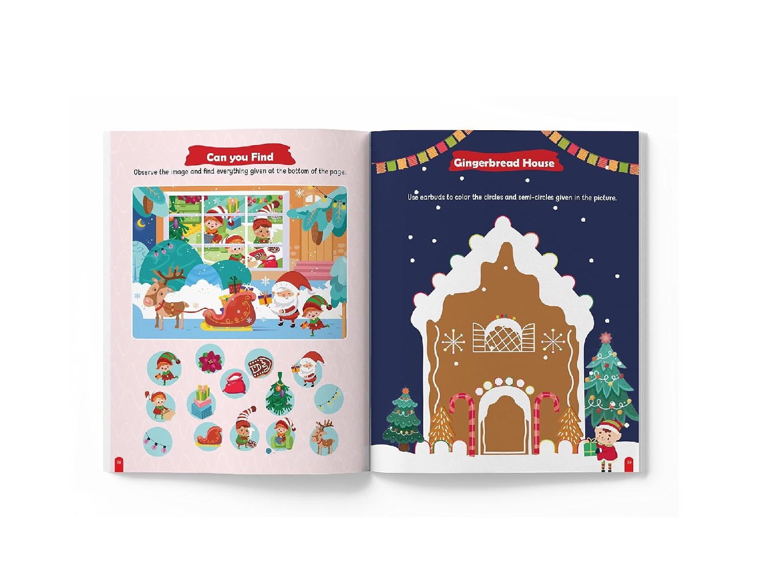 Christmas Activity Book for Children – Festive Fun Puzzles, Coloring, Mazes & More - Paperback