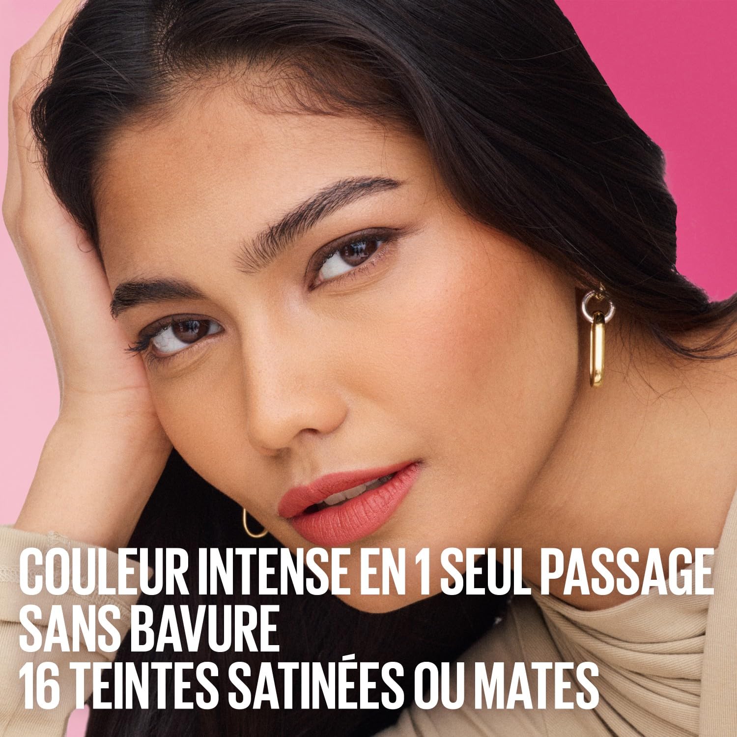 Maybelline New York Serum Lipstick (Satin) weightless hydration, One-swipe bold color, Mauve - 107 Blind Date, 4.2g