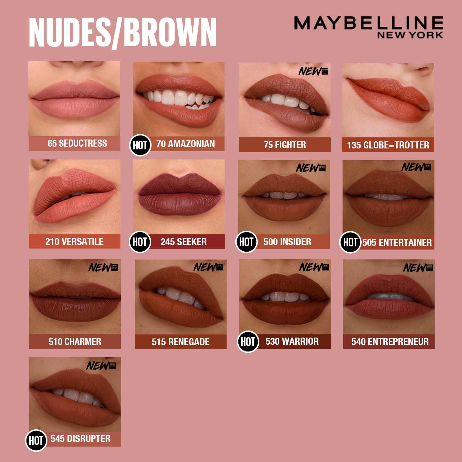 Maybelline New York SuperStay Matte Ink Liquid Lipstick - 15 Lover, Highly pigmented, Transfer Proof & Fade Proof. Maybelline New York SuperStay Matte Ink Liquid Lipstick Lasts Up To 16 Hour | 5ml