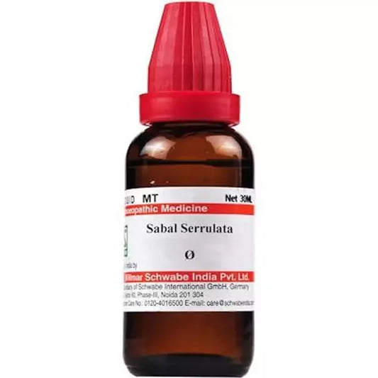 Dr Willmar Schwabe India Sabal Serrulataother Tincture 1X (Q) (30ml) for cough acidity headache