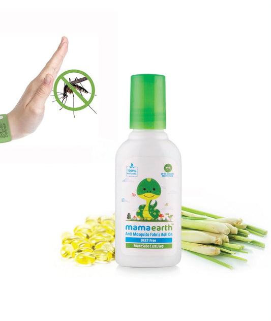 Mamaearth Anti Mosquito Fabric Roll On 8ml. DEET Free.