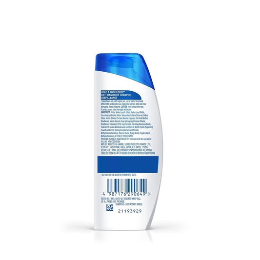 Head & Shoulders Deep Cleanse Anti-Dandruff Shampoo, Active Charcoal, 80 ML
