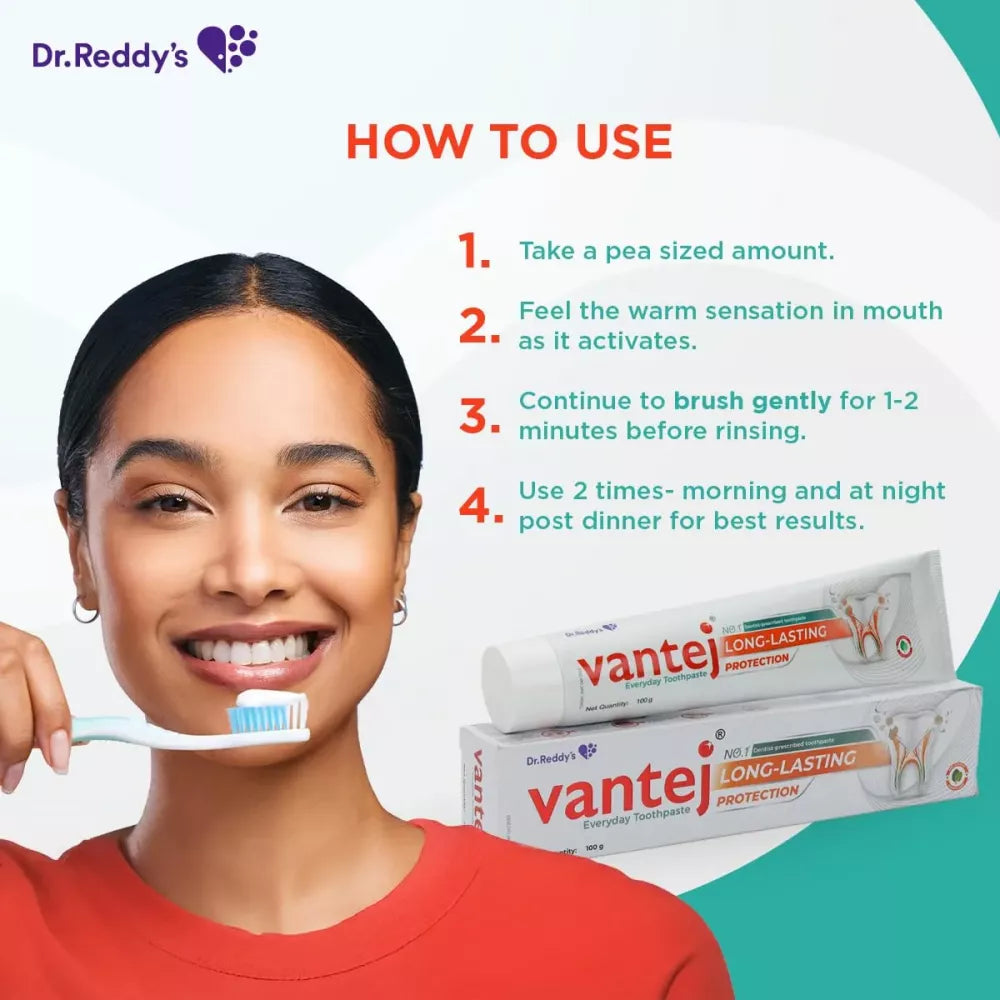 Dr. Reddy’s Labs Vantej Toothpaste 100gm