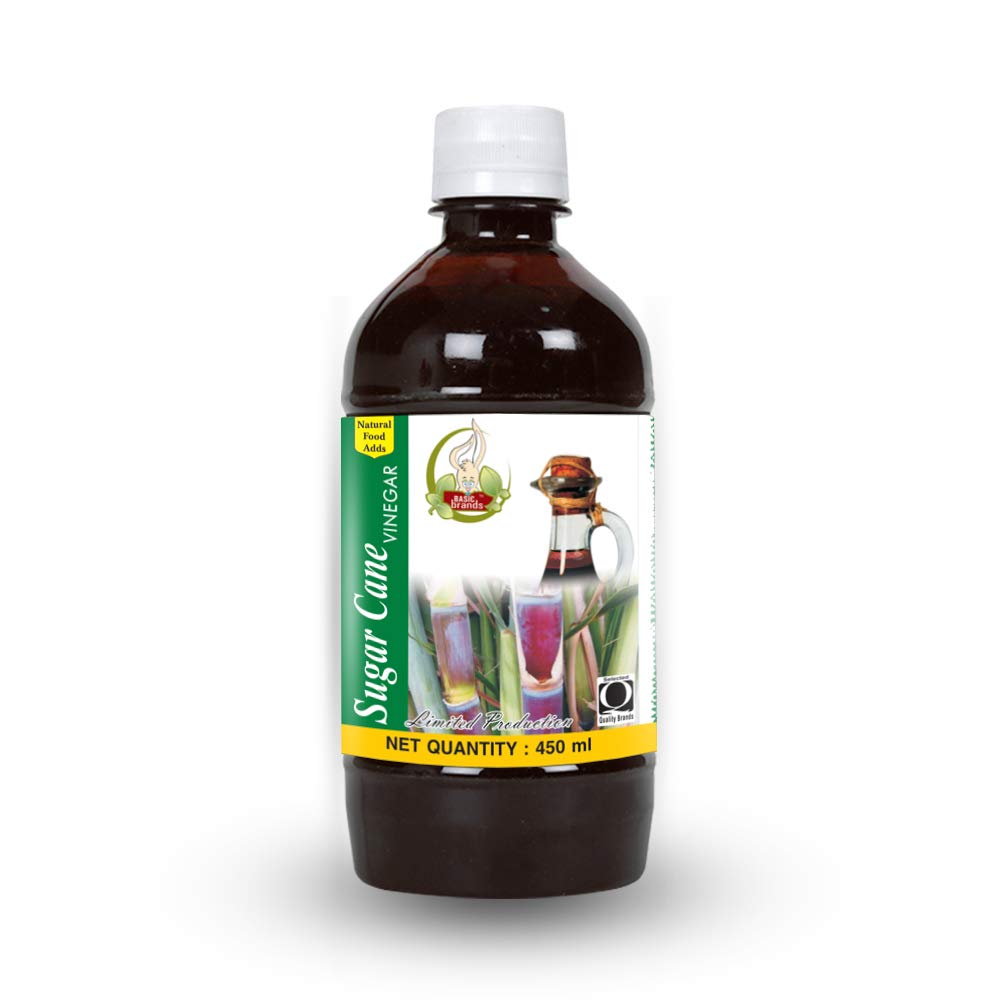 Basic Ayurveda Sugar Cane Vinegar 450 ml For inner organ functioning, including the kidneys, heart, and brain.