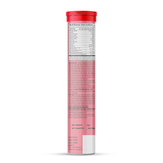 THE PLANT FIX Apple Cider Vinegar Effervescent Tablet with mother