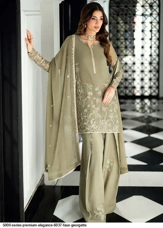5000 SERIES PREMIUM ELEGANCE 6037 FAUX GEORGETTE