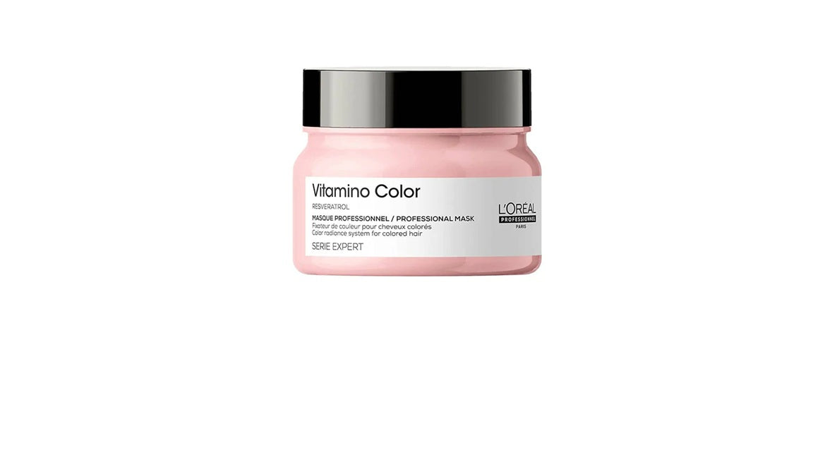 LOreal Paris Vitamino Color Hair Mask With Resveratrol For Color-Treated Hair, Serie Expert - 250 gm