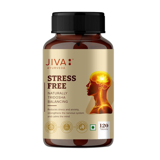 Jiva Ayurvedic Stress Free Tablets (120 Tablets)