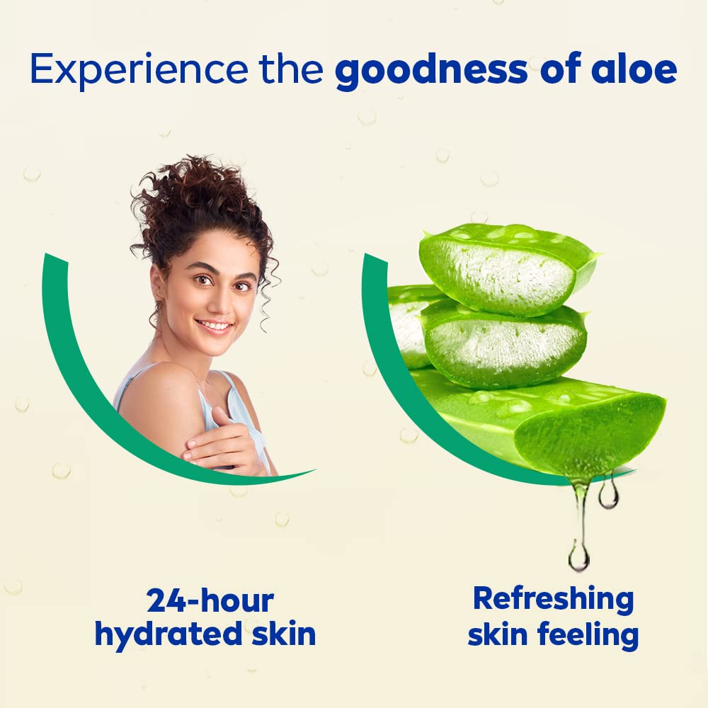 NIVEA Aloe Vera Gel Body lotion 75 ml For 24H hydration, refreshed skin feeling, healthy looking skin