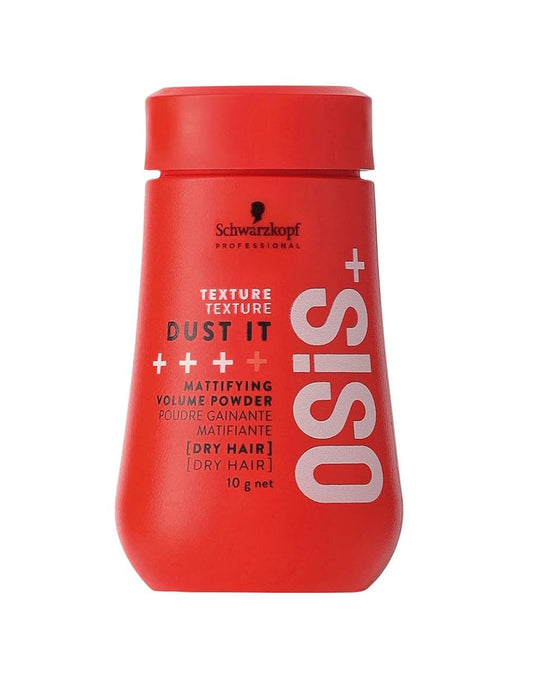 Schwarzkopf Professional OSiS+ Dust It Mattifying Powder | Volumizing & Texturizing Hair Powder for Men & Women | Long-Lasting Hold with Natural Matte Finish | Professional Hair Styling - 10 Gram