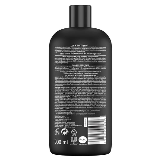 TRESemmé Care & Protect Breakage Defence Shampoo, 900 ml, With Vitamin B12 and Keratin, For Hair Prone to Breakage