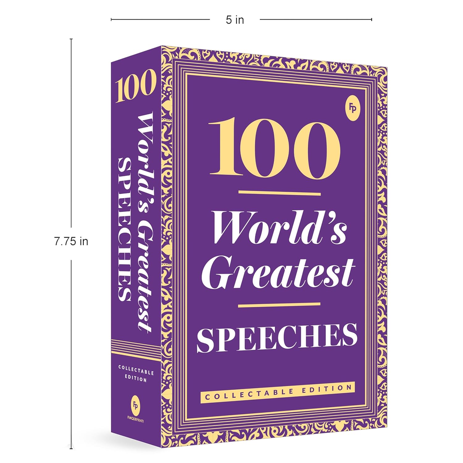 100 World's Greatest Speeches: Collectable Edition | Paperback Book