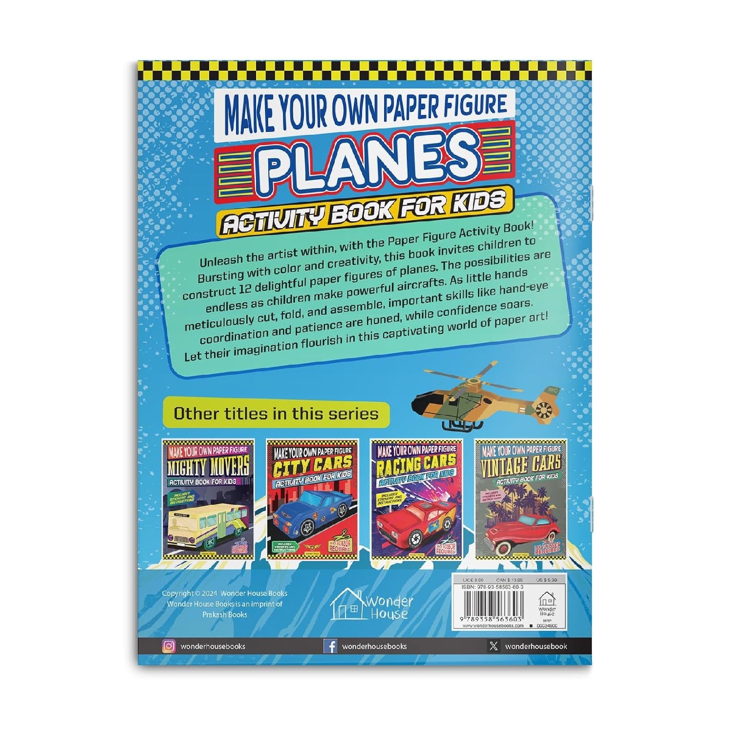 Make Your Own Paper Figures – Planes Cut, Fold & Create Flying Fun Book