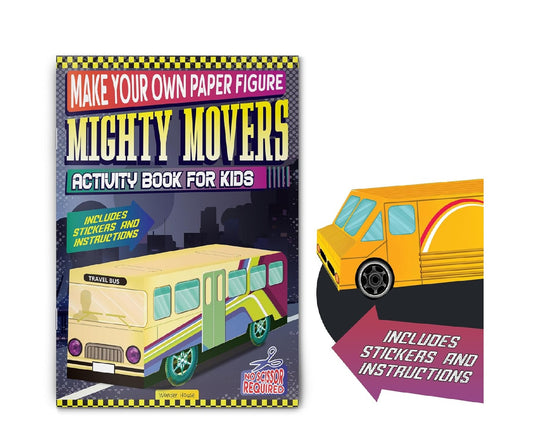 Make Your Own Paper Figure – Mighty Movers (Activity Book for Kids)