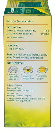 Himalaya Green Tea Lemon | Tea Bags | 2Gm | 20 No's | Free Complete Care Toothpaste 80 Gm
